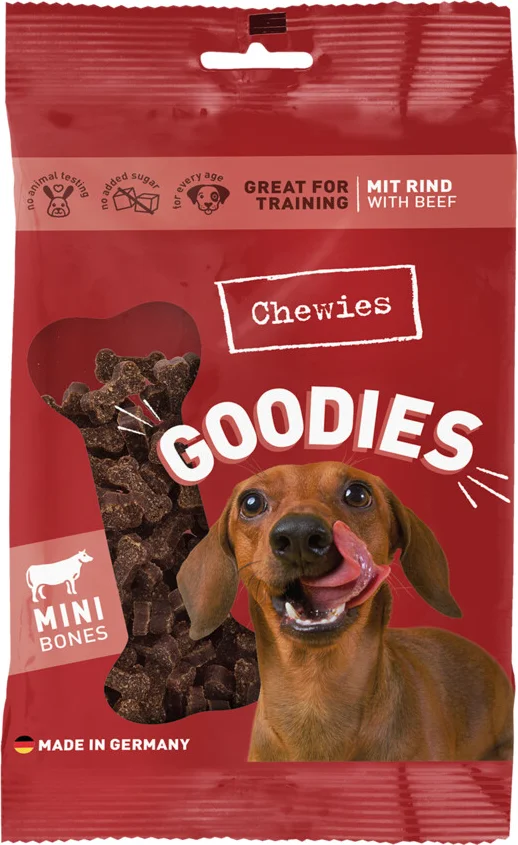 12x Chewies Goodies Hondensnacks Mini Rund 125 gr