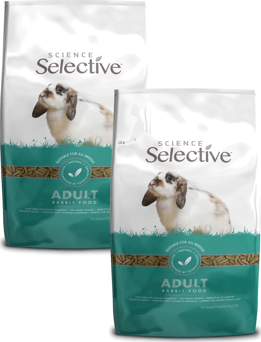 Supreme Science Selective - Konijnenvoer - 2x10kg