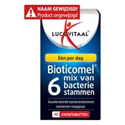 3x Lucovitaal Probiotica Mix van 6 Bacteriënstammen 30 kauwtabletten