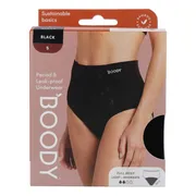 Boody Menstruatieondergoed Tailleslip Zwart Licht/Normaal Maat S