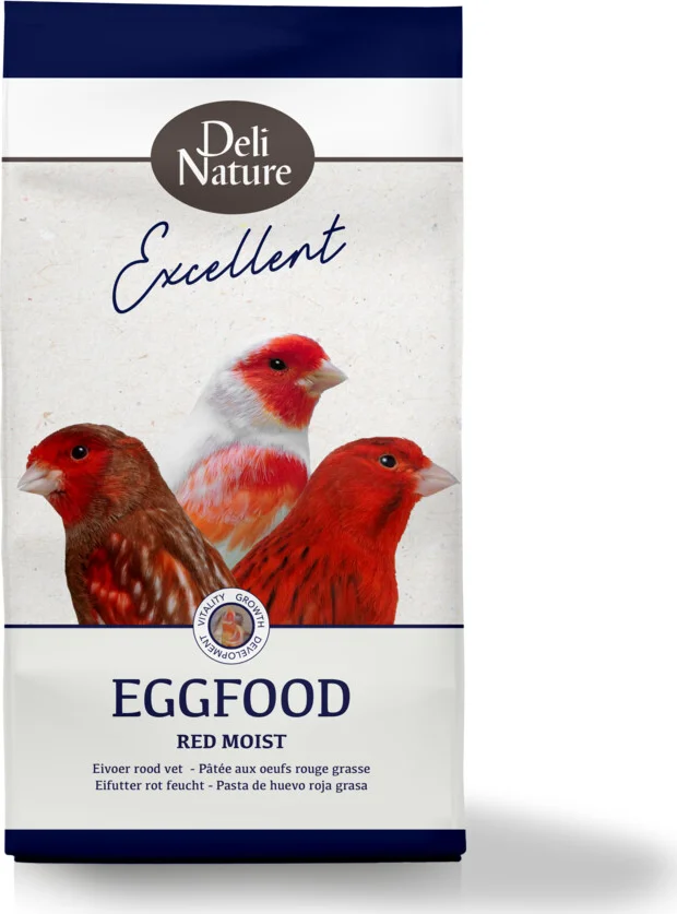 4x Deli Nature Eivoer Vet Rood 1 kg