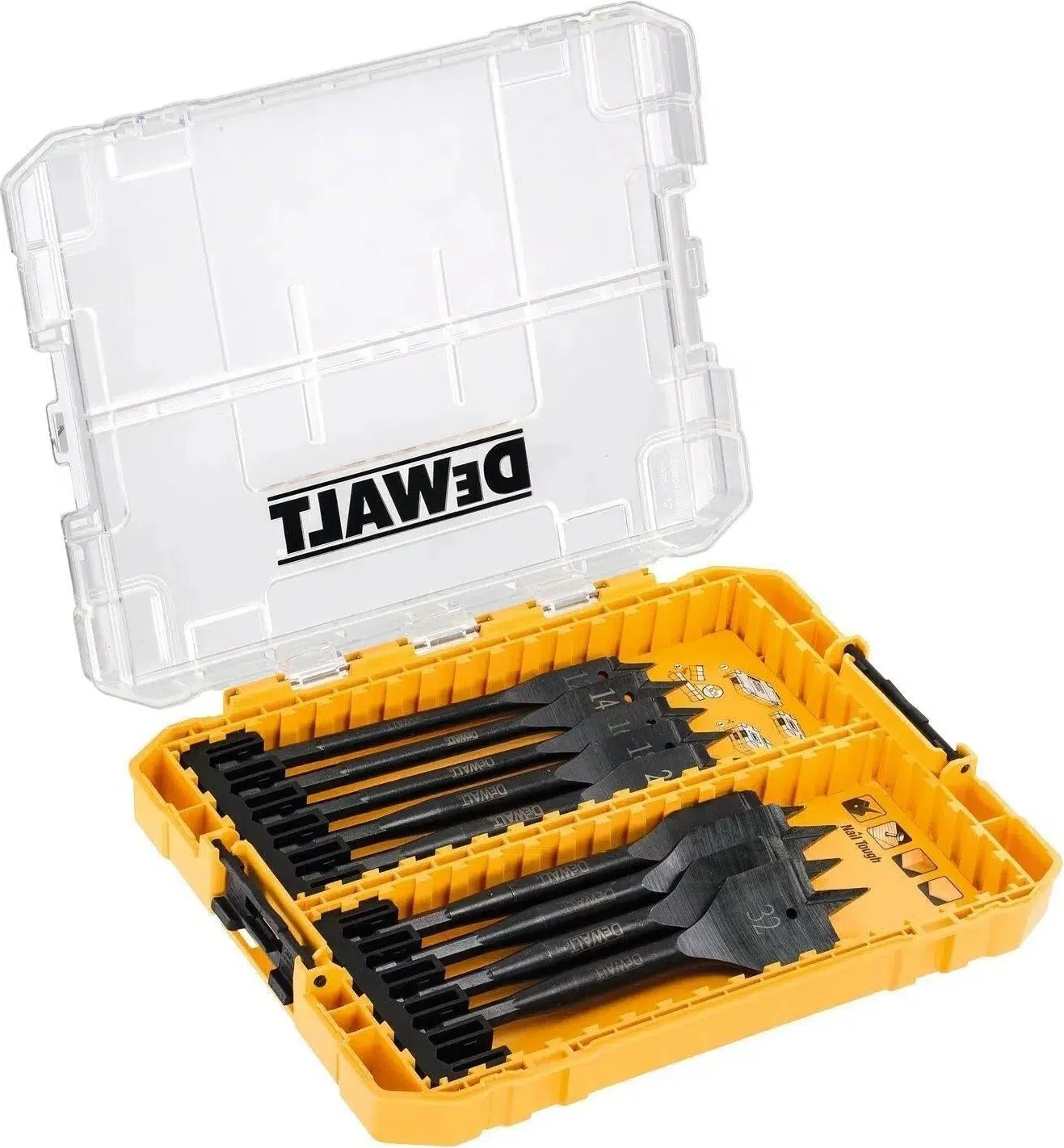 DeWALT DT70751 9-delige Speedboren in Tough Case