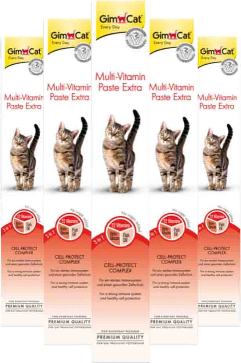 10x GimCat Multi-vitaminepasta 50 gr