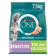 Purina ONE Kattenvoer Droog Adult Sensitive Kalkoen 7,5 kg