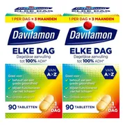 2x Davitamon Elke Dag 90 tabletten