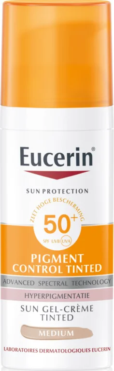 2x Eucerin Sun Pigment Control Tinted Medium SPF 50 50 ml
