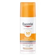2x Eucerin Sun Pigment Control Tinted Medium SPF 50 50 ml