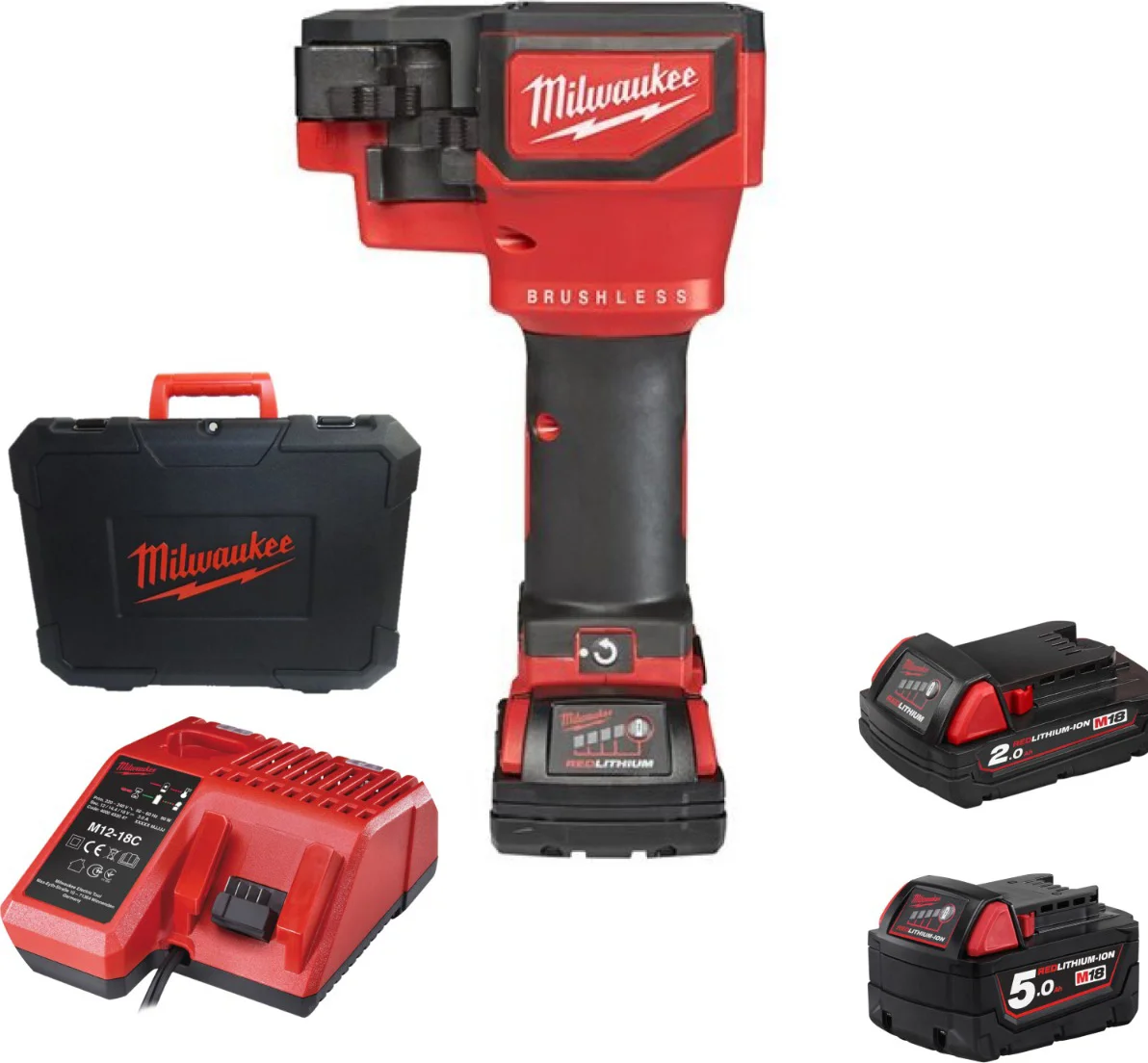 Milwaukee M18 BLTRC-522X Accu draadeindknipper 18V 5.0Ah in HD-Box - 4933471151