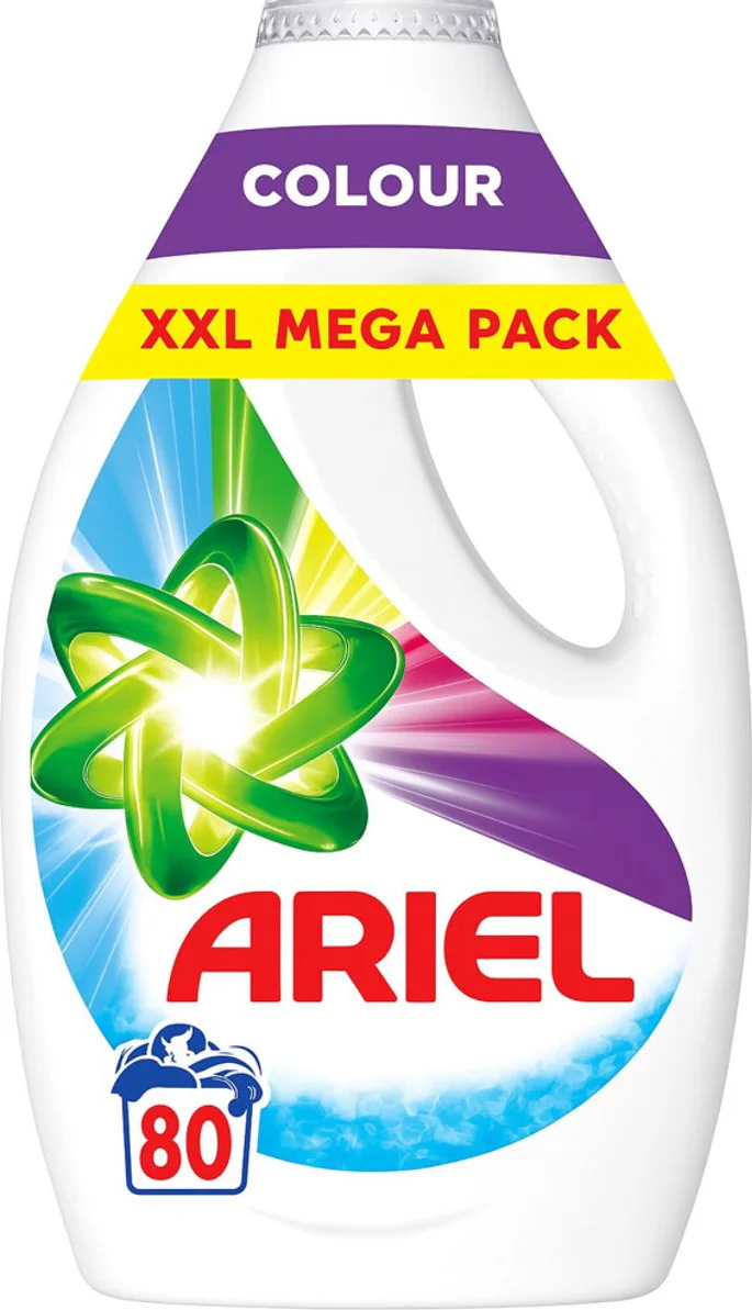 Ariel Wasmiddel Color Cold & Short 80 Wasbeurten 2,64 liter