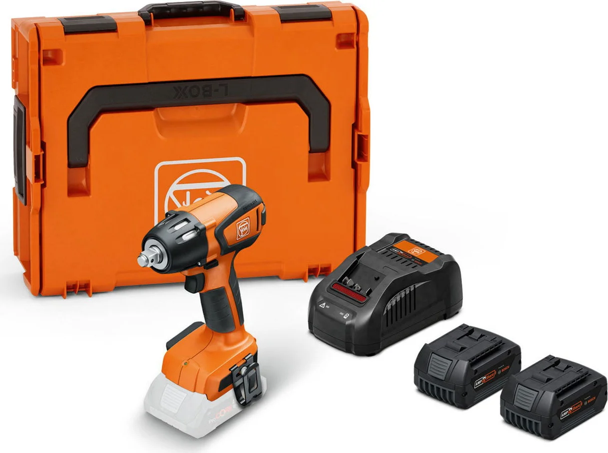 Fein ASCD 18-300 W2 AS Accu slagmoersleutel 290Nm 1/2" frictiering 18V AMPShare 5.0Ah in L-Boxx - 71151066000
