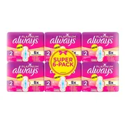 Always Platinum Discreet Small Super 6-Pack 60ST