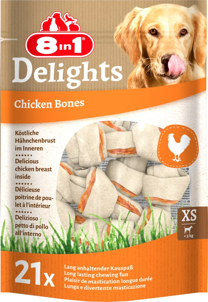 8in1 Delights Bone XS 21 stuks