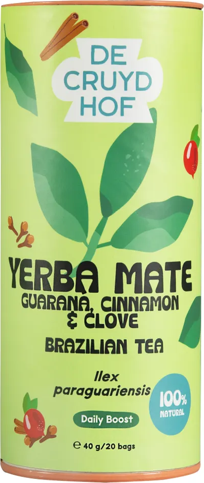 Cruydhof Thee Yerba Mate Guarana/ Ilex Paraguariensis 20ST
