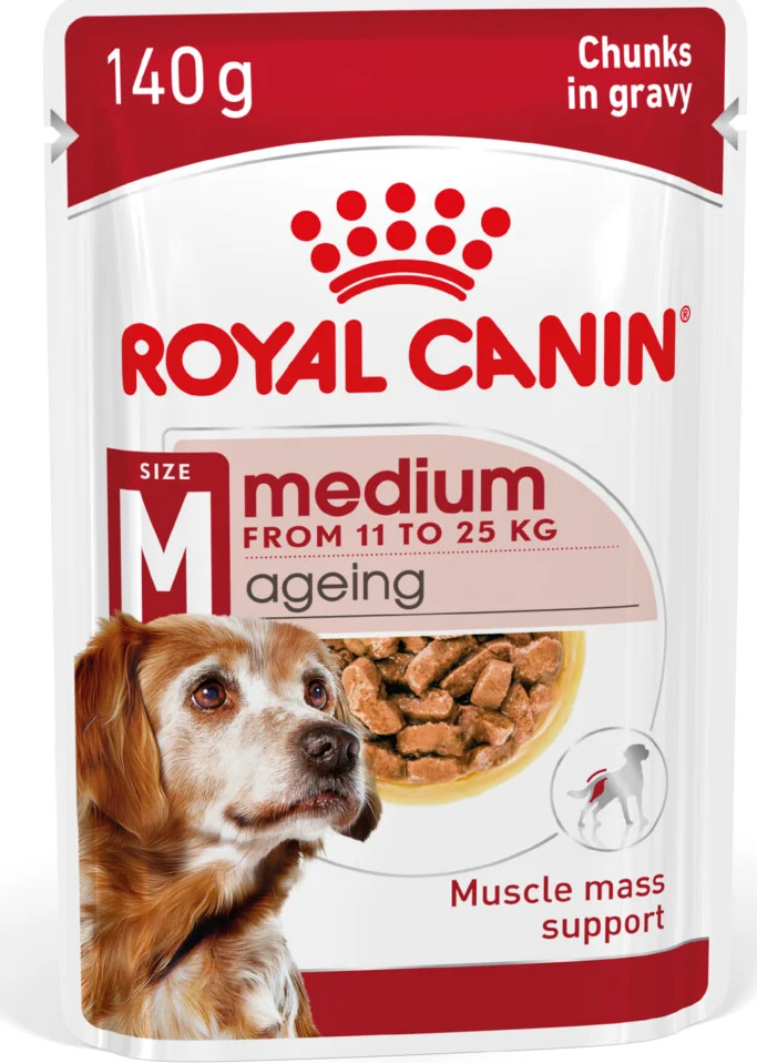 40x Royal Canin Medium Ageing 10+ Hondenvoer Nat 140 gr