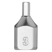 Milwaukee Bitdop 1/4″ 3 mm zeskant - kort - 4932500475