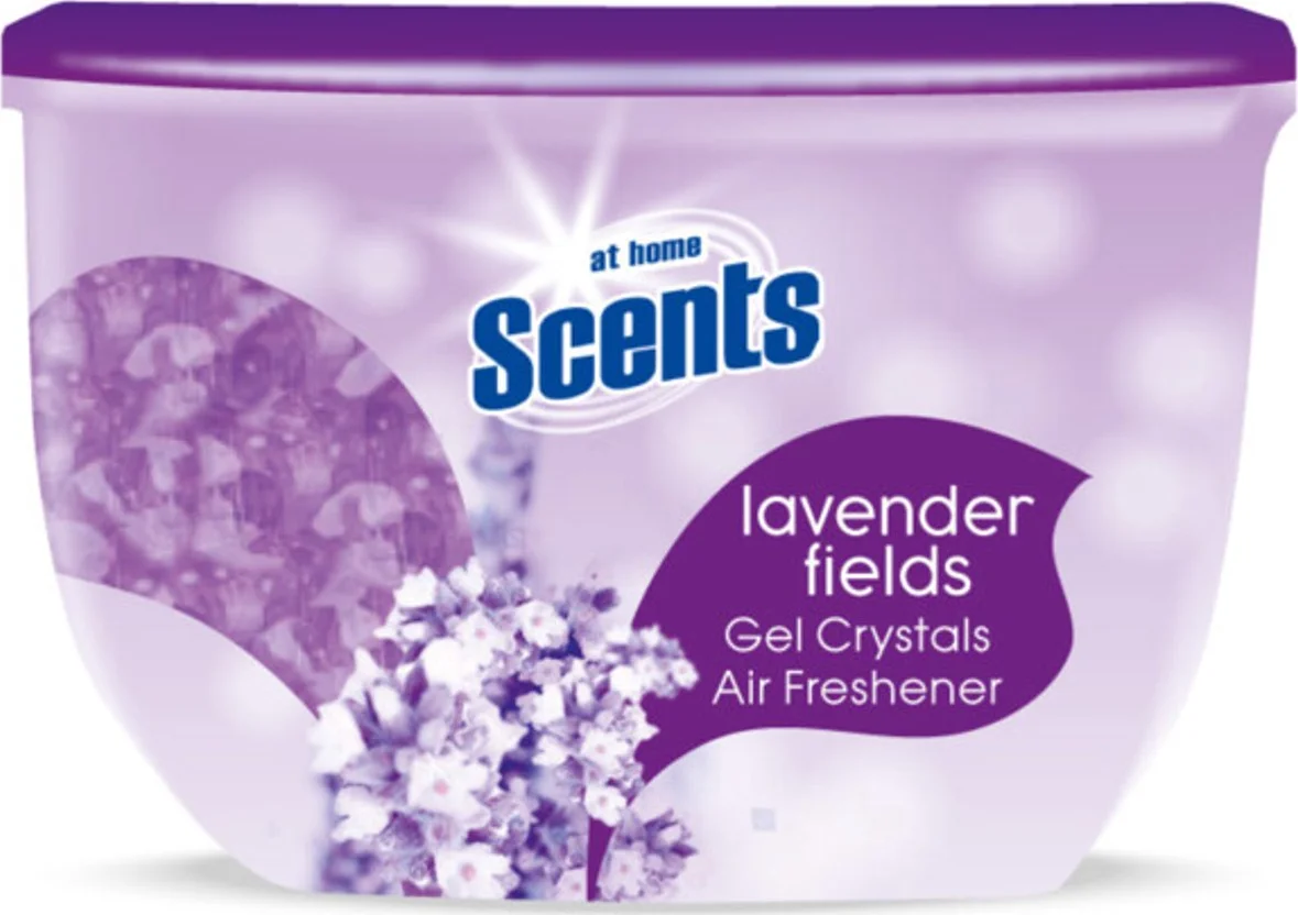 6x At Home Luchtverfrisser Gel Kristallen Lavendel 150 gr