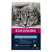 Eukanuba Kattenvoer Droog Adult Overweight Sterilised Kip - Lever 10 kg
