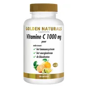 Golden Naturals Vitamine C Puur 1000mg 180 vegacapsules