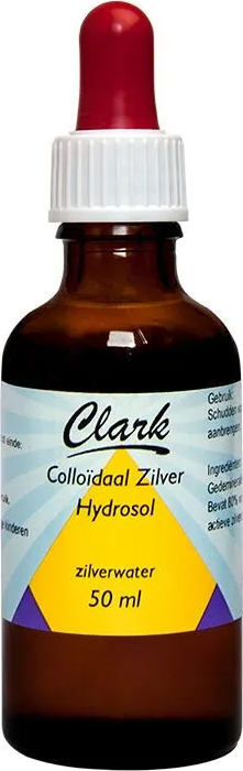 Clark Colloïdaal Zilver Hydrosol Zilverwater 50ML
