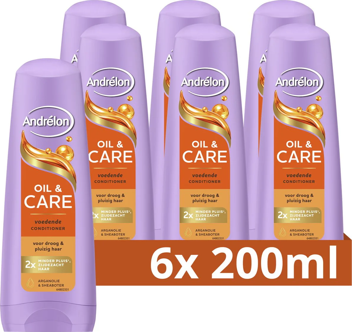 6x Andrélon Conditioner Oil & Care 200 ml
