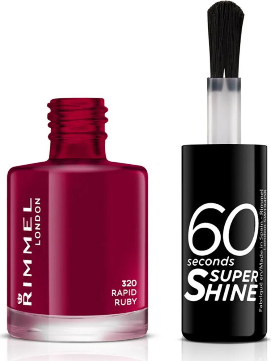 Rimmel Nagellak 60 Seconds SuperShine 320 Rapid Ruby 8 ml