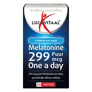 3x Lucovitaal Melatonine Puur 0.299mg 500 tabletten