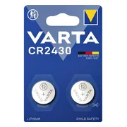 Varta LITHIUM Coin Batterijen CR2430 Blister 2 stuks