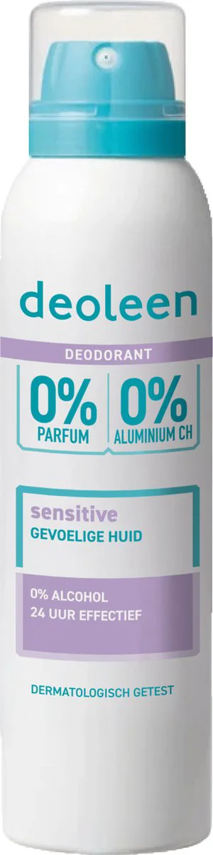 Deoleen Deodorant Spray Sensitive Aluminiumvrij 150ML