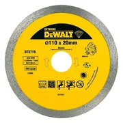 DeWALT DT3715 Diamantzaagblad 110mm nat/droog voor tegelzaagmachine