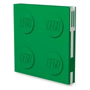 LEGO Afsluitbaar notitieboekje met gelpen - groen