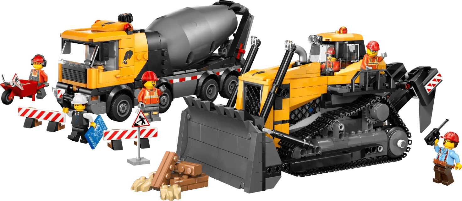 LEGO City bouwvoertuigen duo 60466 + 60478
