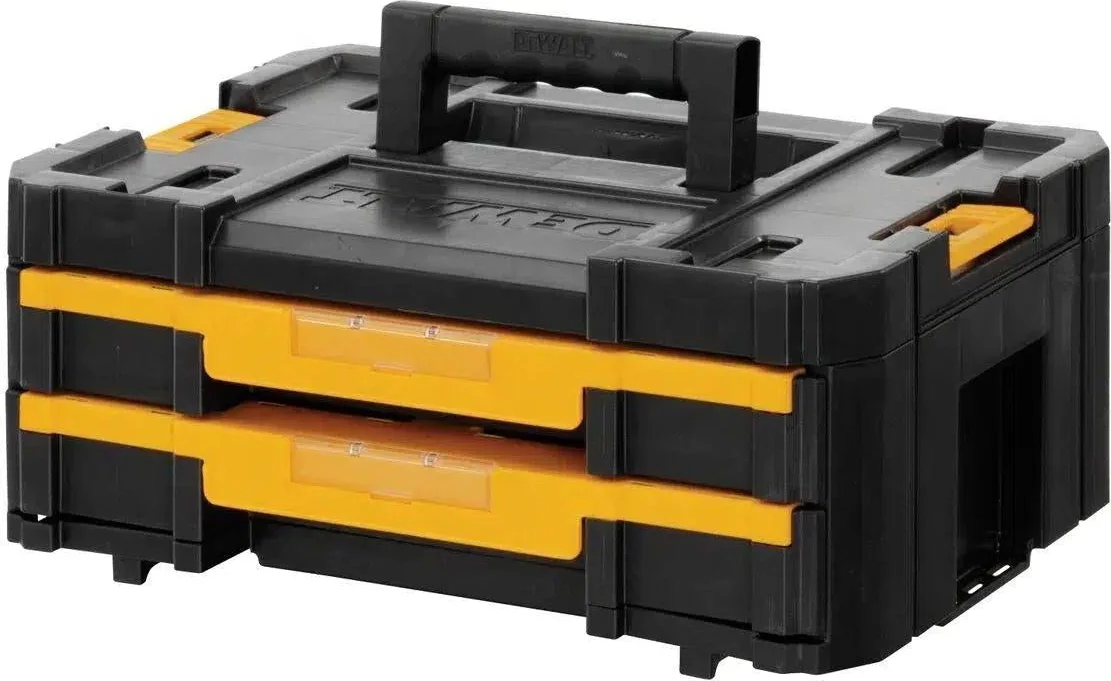 DeWALT DWST1-70706 TSTAK-BOX IV met 2 ondiepe lades met 9 vakjes