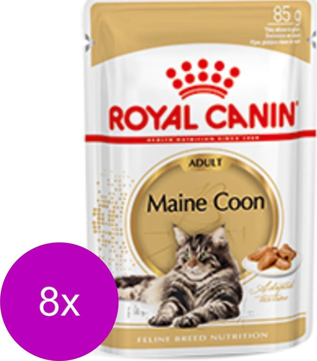 96x Royal Canin Kattenvoer Nat Maine Coon Loaf 85 gr