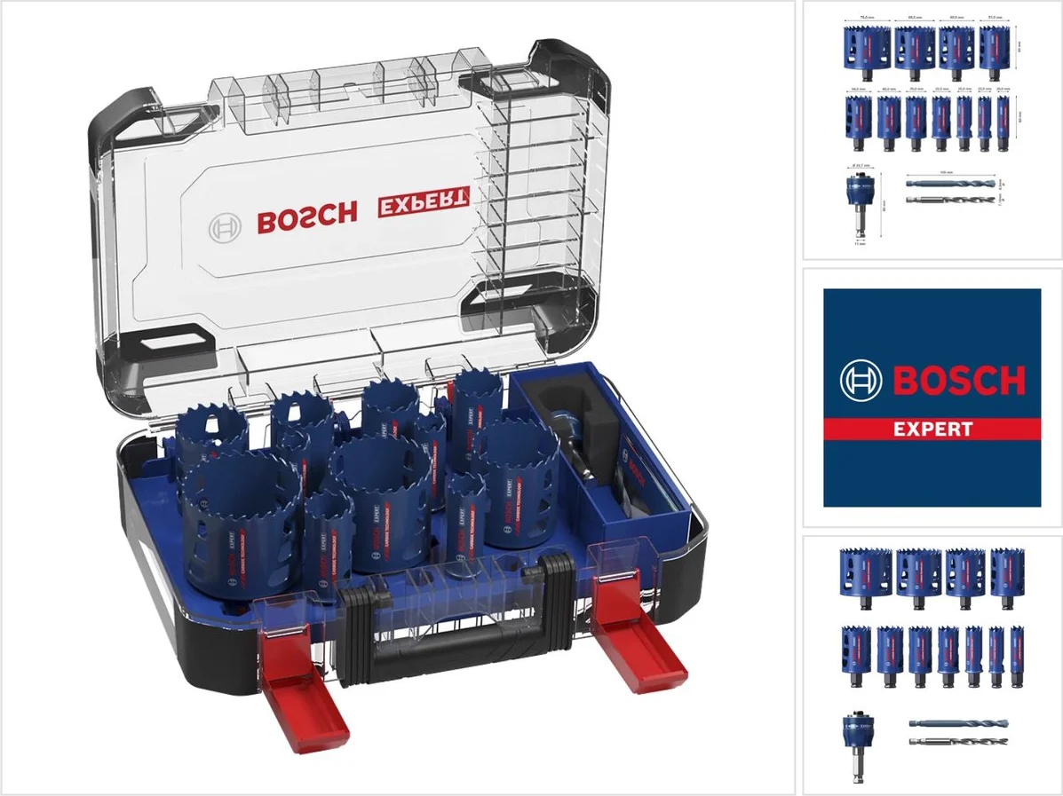 Bosch Professional EXPERT Tough Material Gatzagenset 14-delig - 2608900448