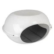 Duvoplus - Dierenkussen - Kat - Luna Katteniglo Met Kussen 57x38x31cm Wit - 1st