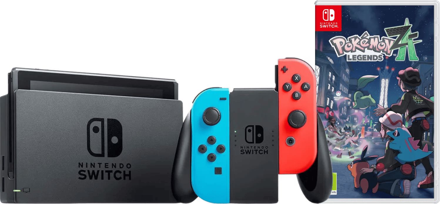 Nintendo Switch Rood/Blauw + Pokémon Legends: Z-A