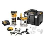 DeWALT DCW604P2 Accu boven- en kantenfrees 18V XR 5.0Ah in TSTAK