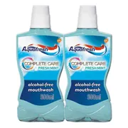 2x Aquafresh Mondwater Complete Care 500 ml