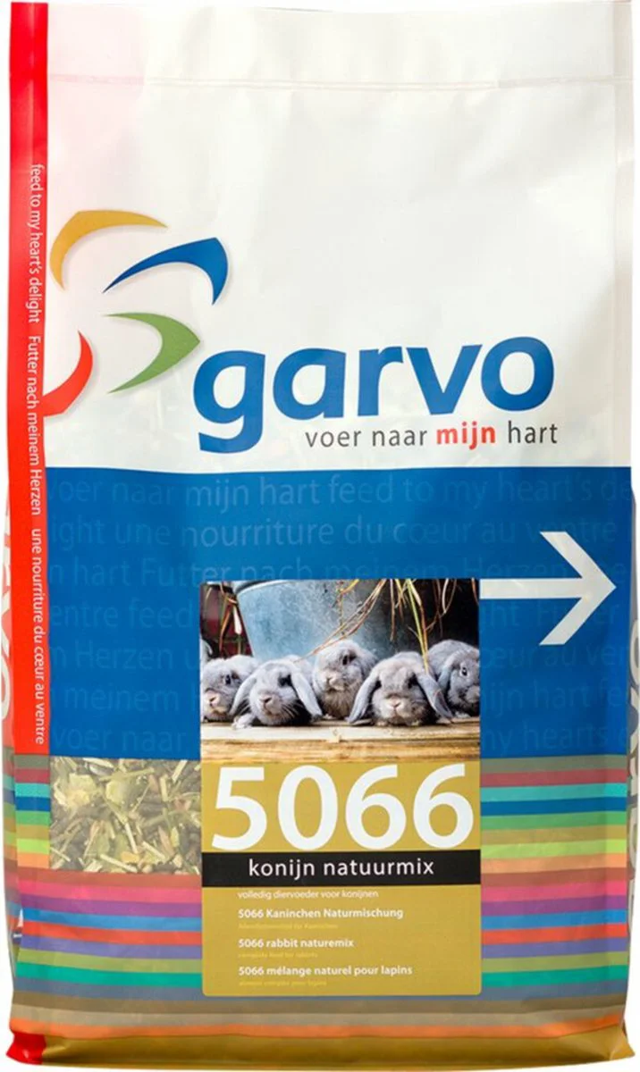 Garvo Konijnenvoer Natuurmix 3 kg