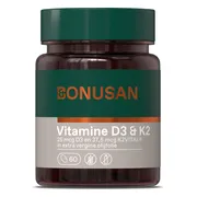 Bonusan Vitamine D3 & K2 Softgels 60SG