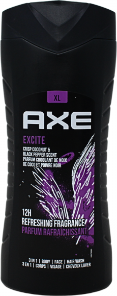 Axe 3in1 Douchegel Excite 400 ml