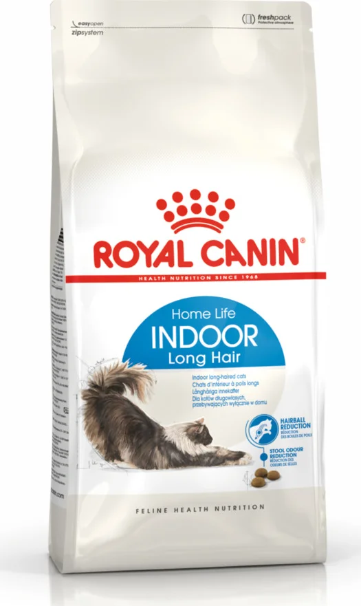 4x Royal Canin Indoor Long Hair Kattenvoer 4 kg