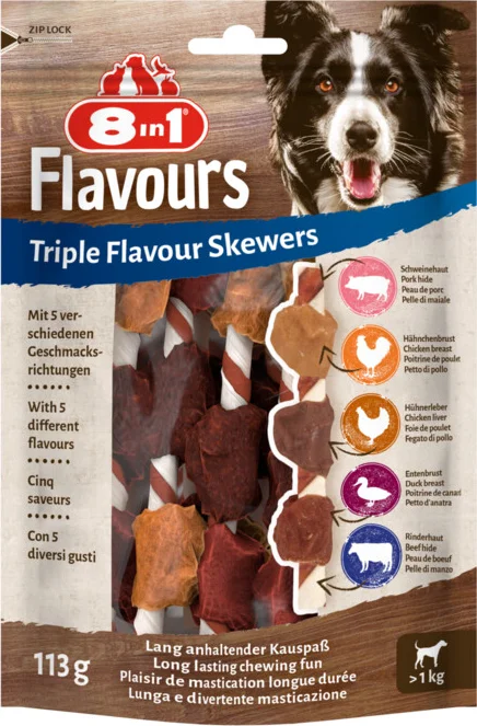 8in1 Triple Flavour Skewers 6 stuks