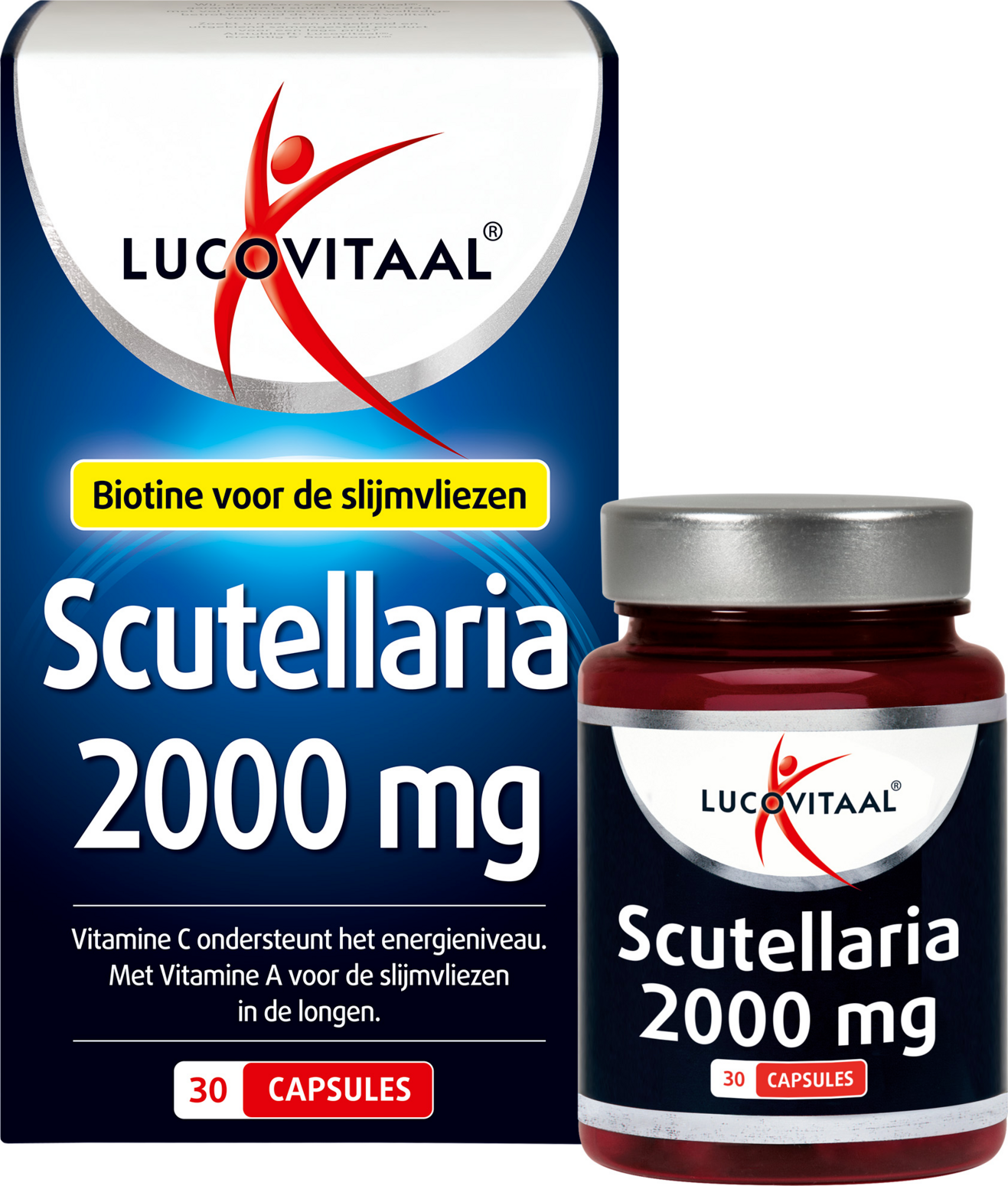 Lucovitaal Scutellaria 2000 mg 30 capsules