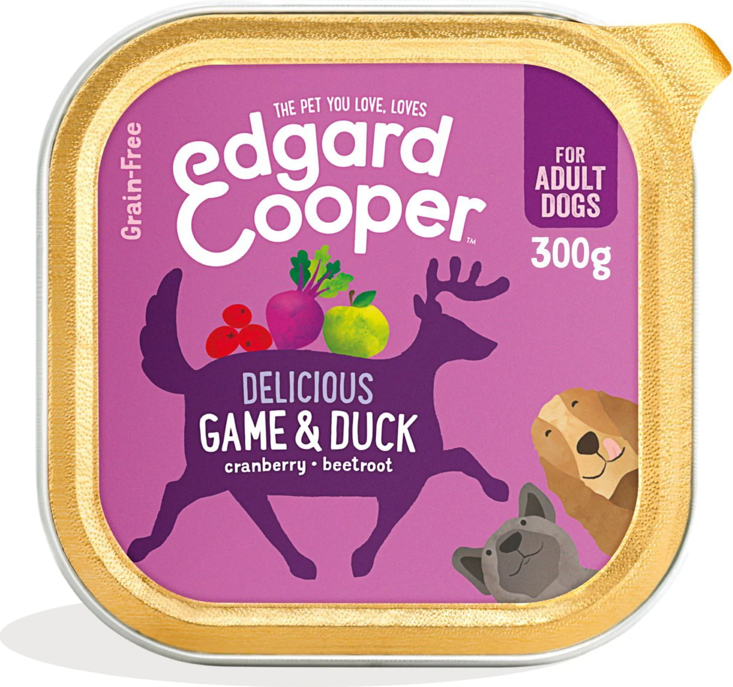 Edgard & Cooper Blik Vers Vlees Hondenvoer Wild - Eend 400 gr