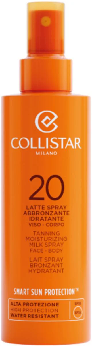 Collistar Tanning Moisturizing Milk Spray Face-Body SPF 20 200 ml