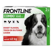 Frontline Combo Spot On Anti Vlooien en Teken Druppels Hond XL 3 pipetten