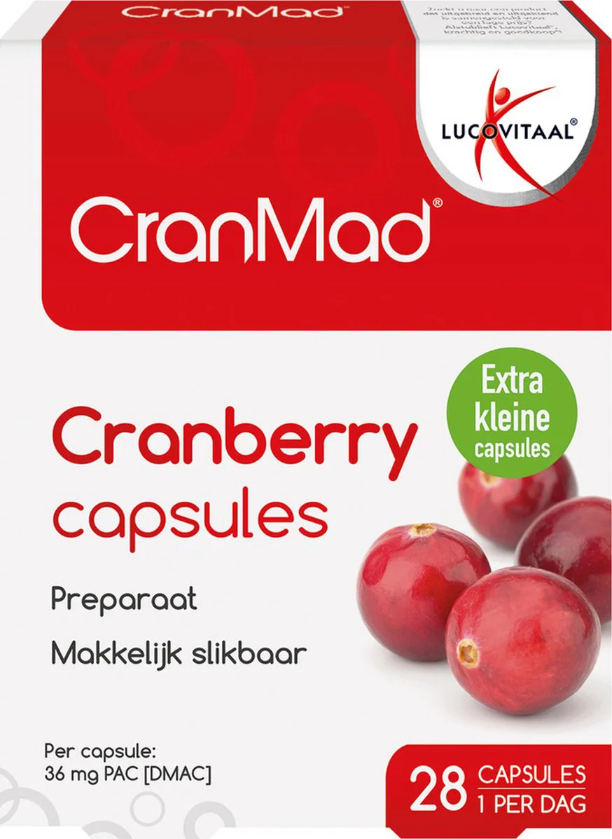 Lucovitaal CranMad Cranberry 28 capsules