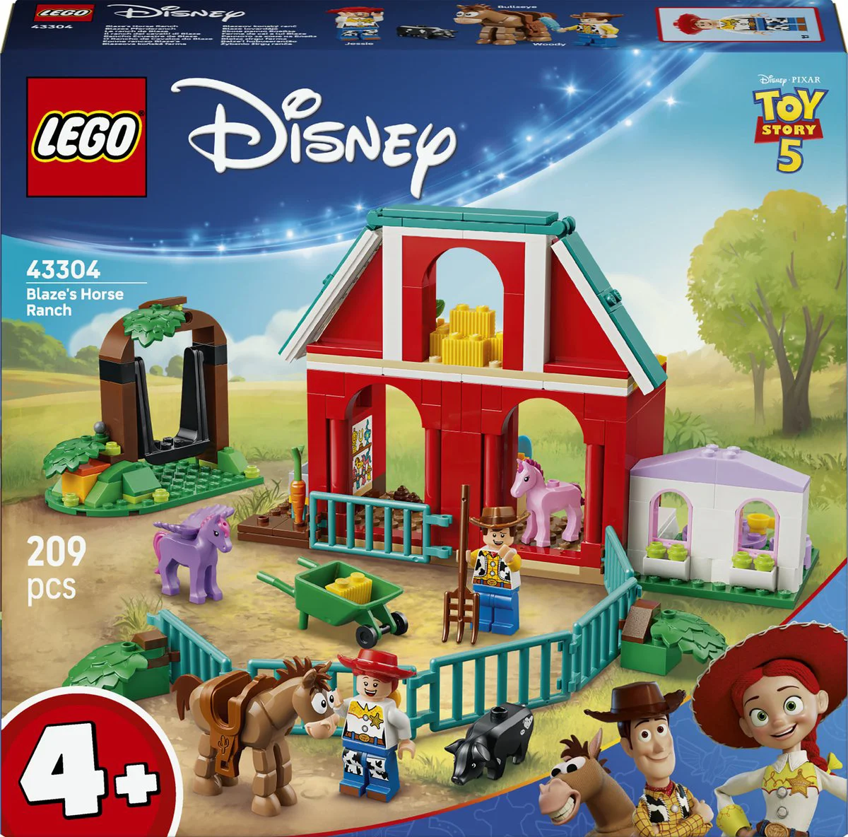 LEGO Disney Blaze's paardenranch 43304