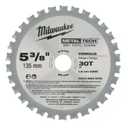 Milwaukee Cirkelzaagblad voor Metaal | Ø 135mm Asgat 20mm 30T - 48404070
